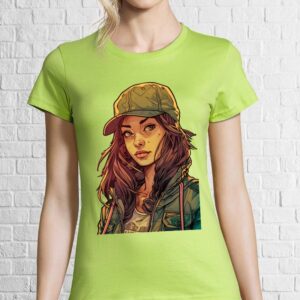 Tricou damă - Cyberpunk Military Girl