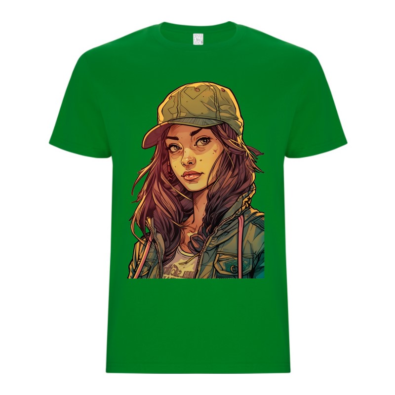 Tricou bărbat - Cyberpunk Military Girl