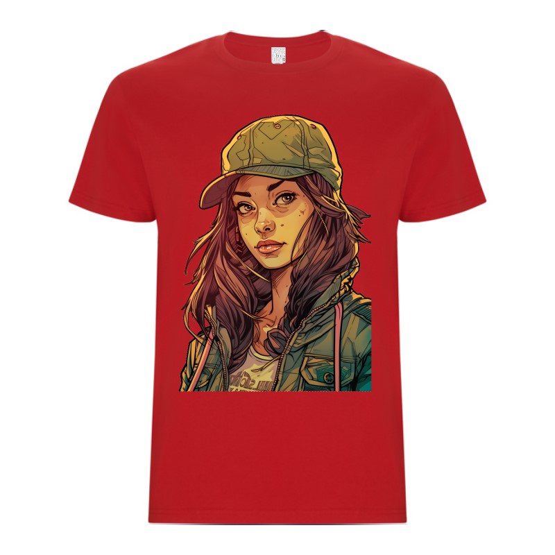 Tricou bărbat - Cyberpunk Military Girl