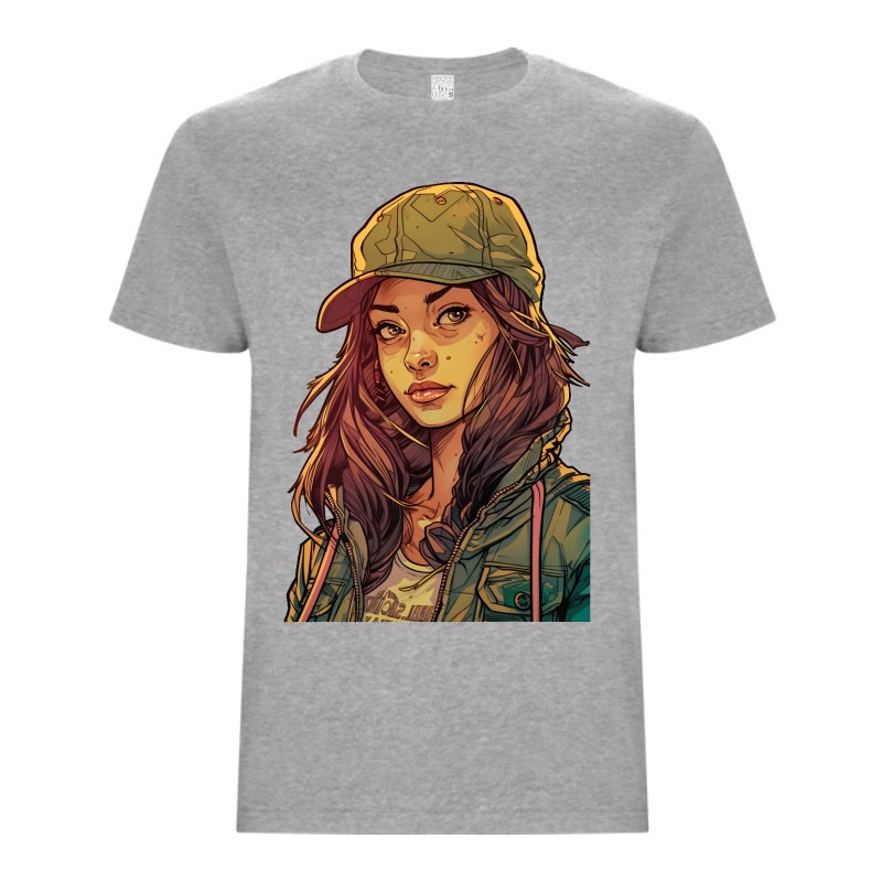 Tricou bărbat - Cyberpunk Military Girl