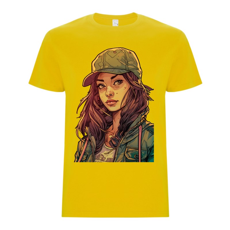 Tricou bărbat - Cyberpunk Military Girl