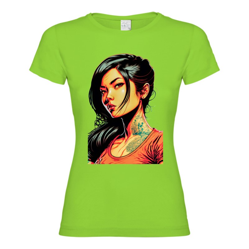 Tricou damă - Cyberpunk Girl