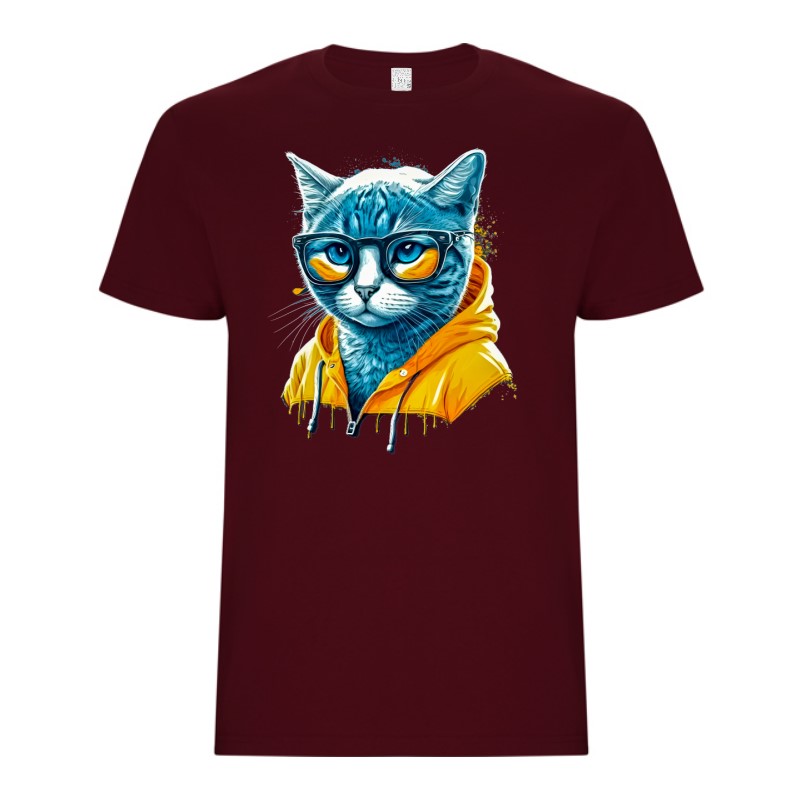 Tricou bărbat - Cyberpunk Cat