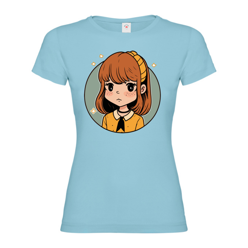 Tricou damă Anime Sad Girl