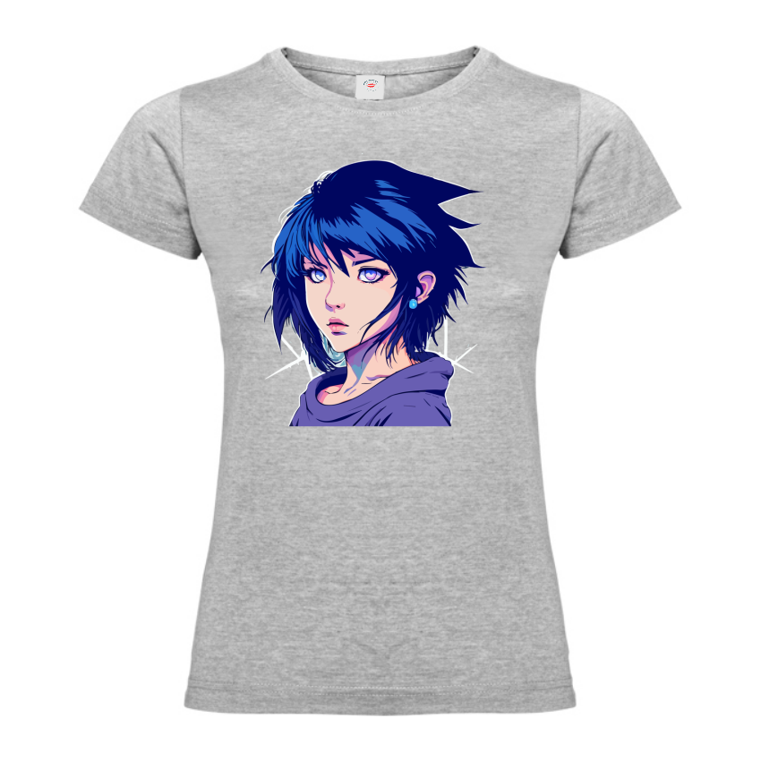 Tricou damă - Cyberpunk Anime Girl