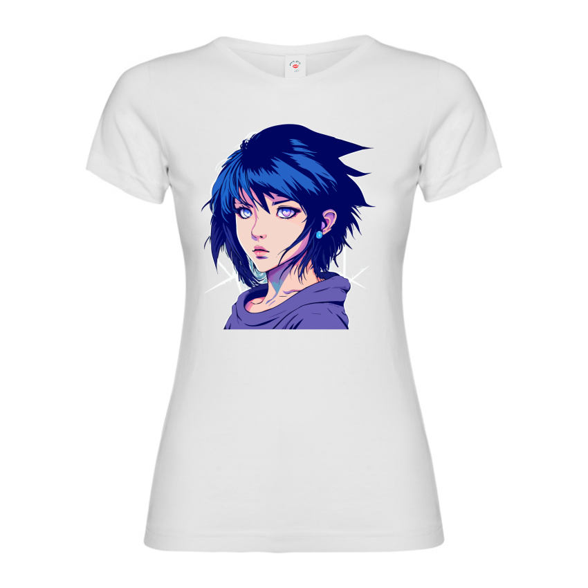 Tricou damă - Cyberpunk Anime Girl
