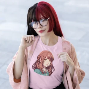 Tricou damă - Anime Girl