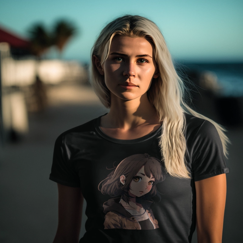 Tricou damă - Sad Anime