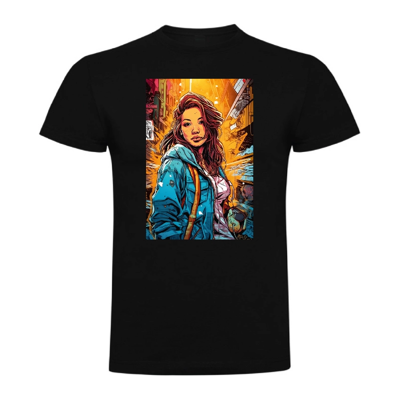 Tricou bărbat - Cyberpunk Girl