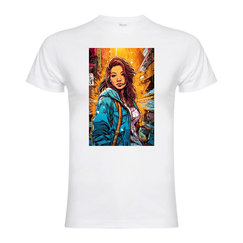 Tricou bărbat - Cyberpunk Girl