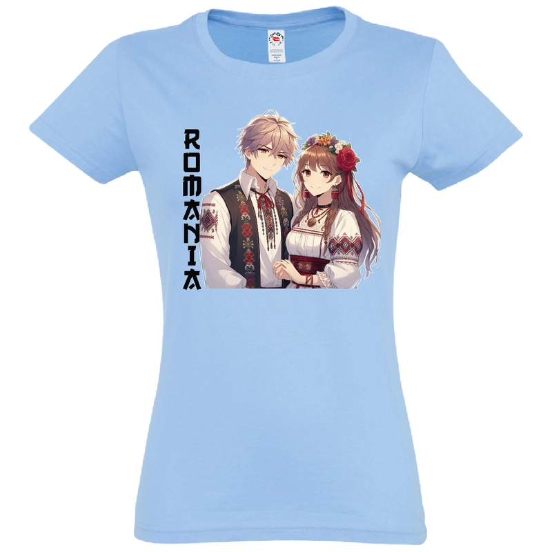 Tricou damă - Drapelul tricolor al României