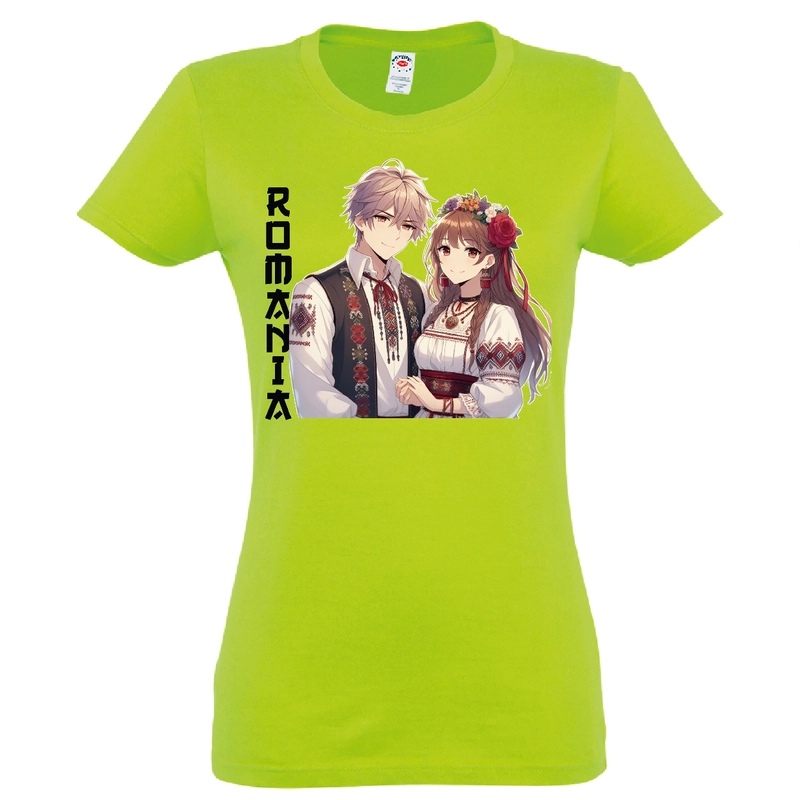 Tricou damă - Drapelul tricolor al României