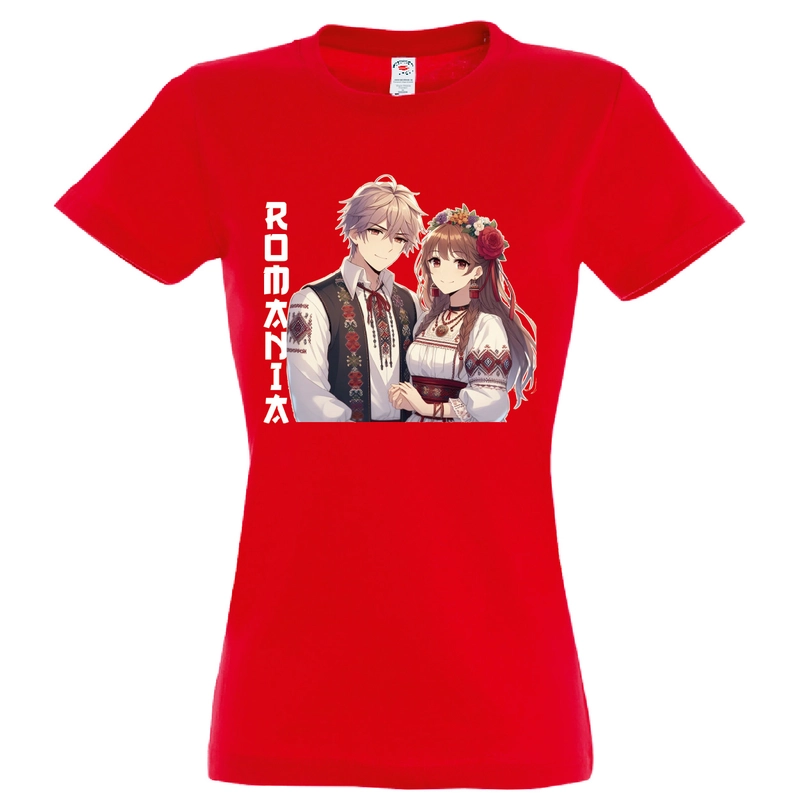 Tricou damă - Drapelul tricolor al României