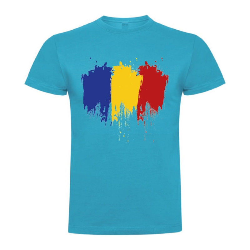 Tricou bărbat - Drapelul tricolor al României
