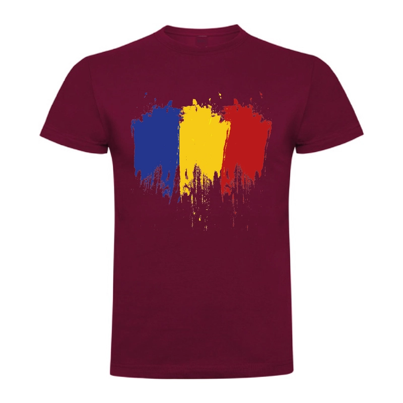 Tricou bărbat - Drapelul tricolor al României