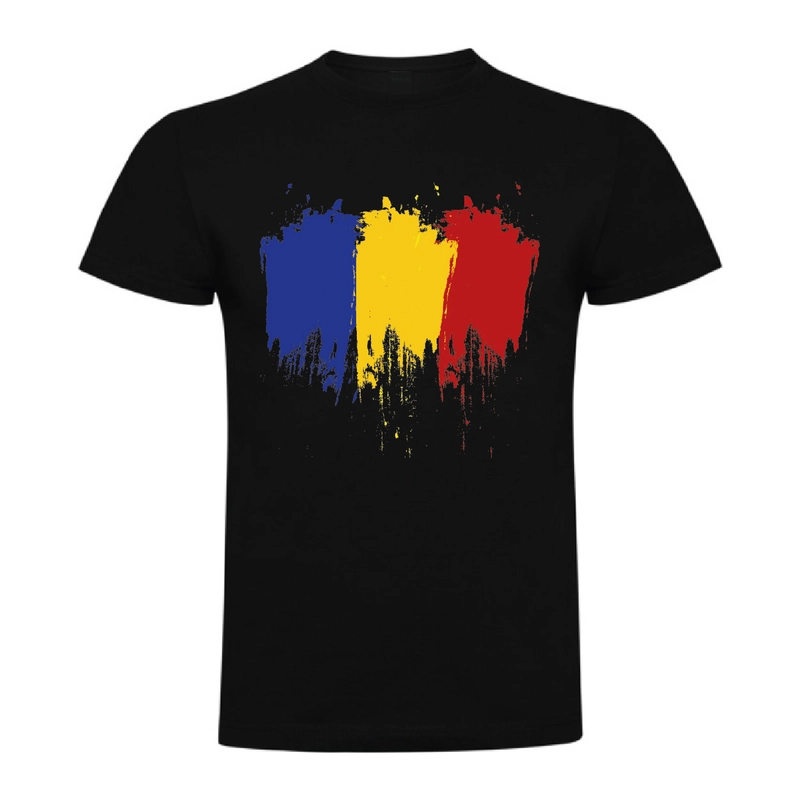 Tricou bărbat - Drapelul tricolor al României