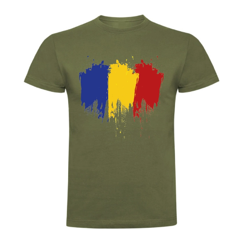 Tricou bărbat - Drapelul tricolor al României