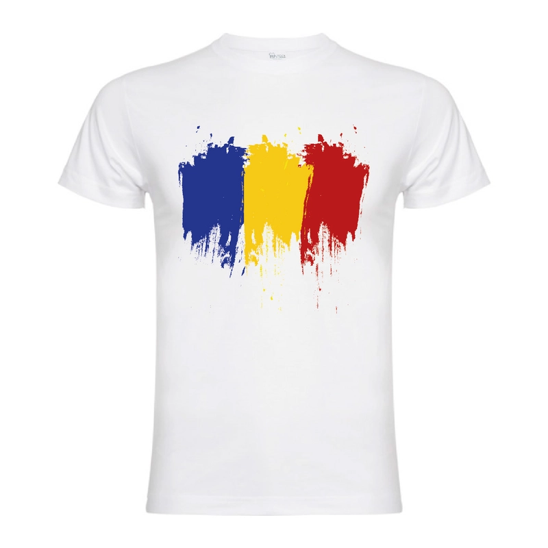 Tricou bărbat - Drapelul tricolor al României