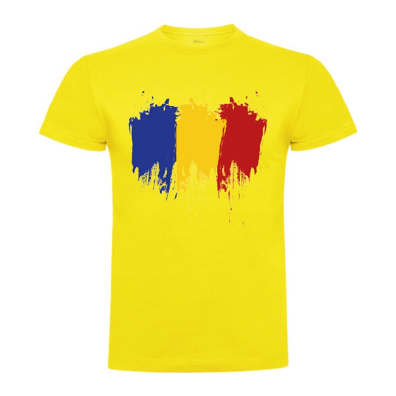 Tricou bărbat - Drapelul tricolor al României