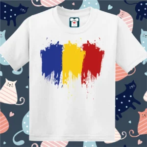 Tricou copil - Drapelul tricolor al României