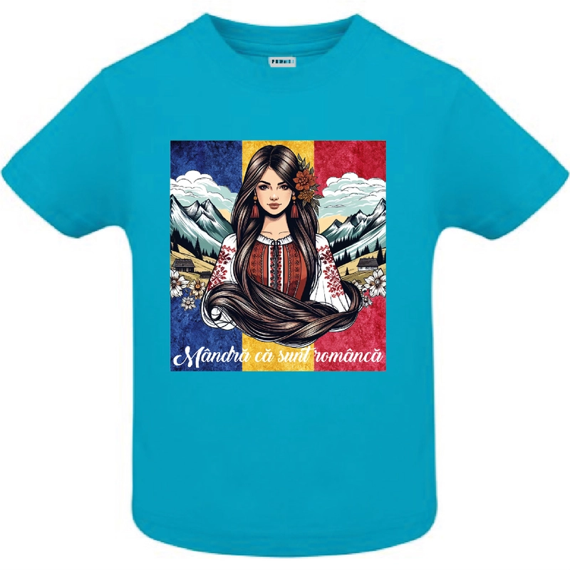 Tricou copil - Mândră româncă