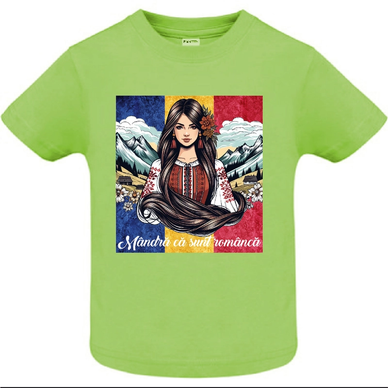 Tricou copil - Mândră româncă
