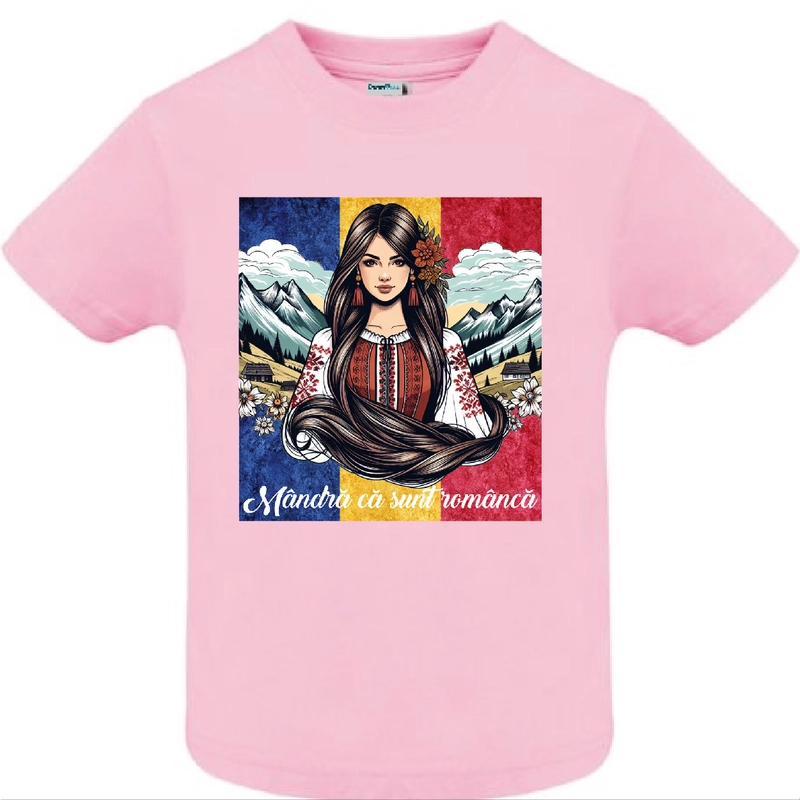 Tricou copil - Mândră româncă