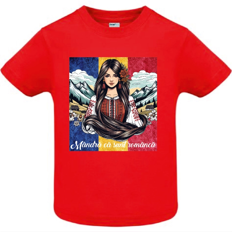 Tricou copil - Mândră româncă