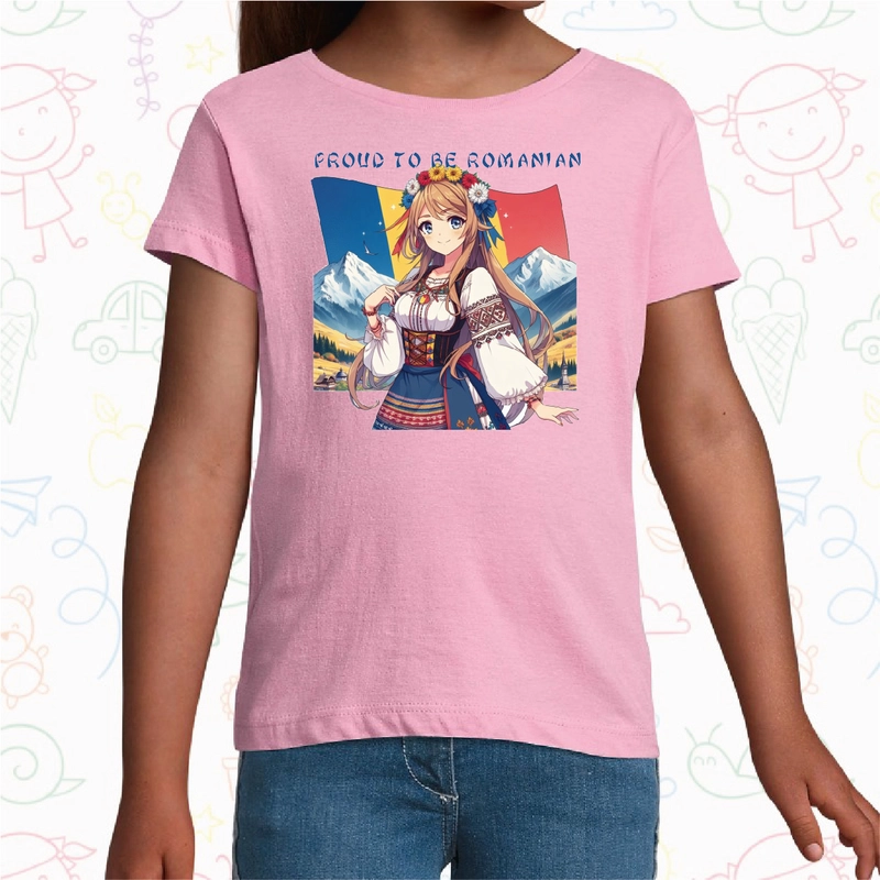 Tricou copil - Proud Romanian Anime