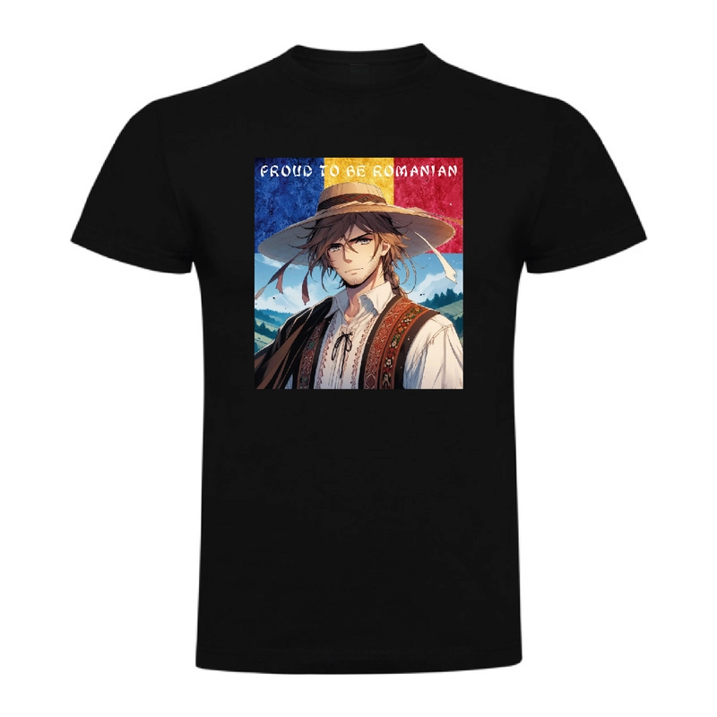 Tricou bărbat - Proud Romanian Anime