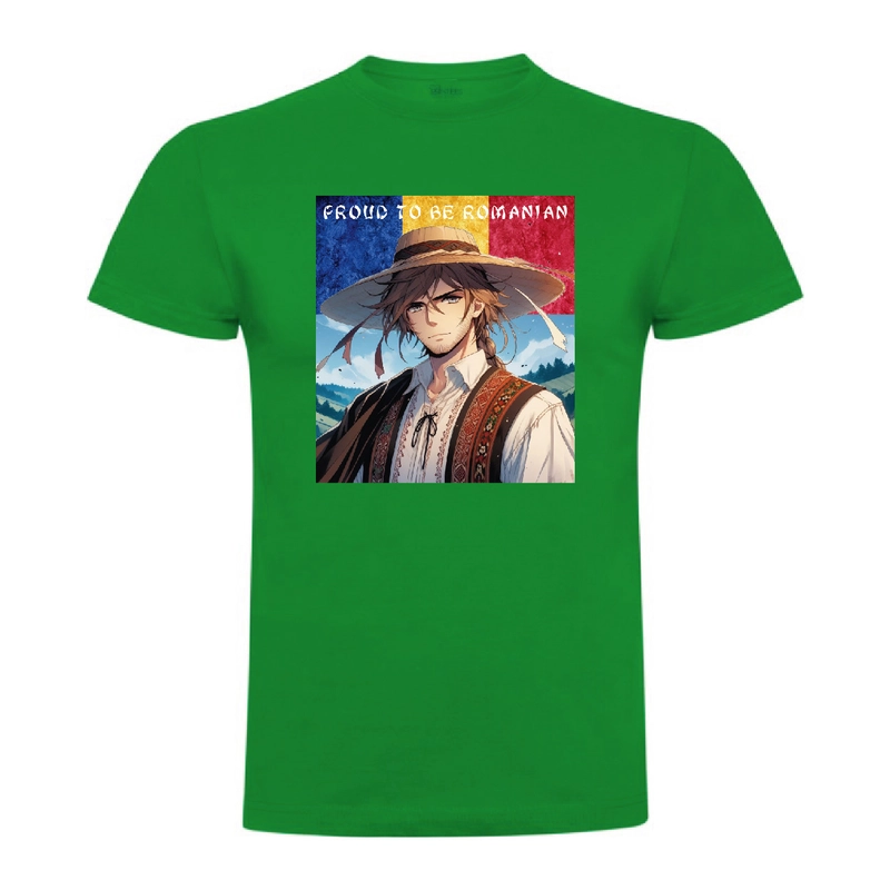 Tricou bărbat - Proud Romanian Anime