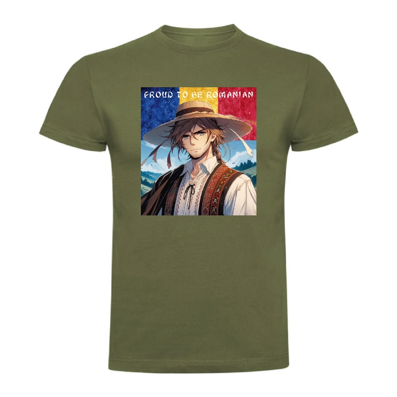 Tricou bărbat - Proud Romanian Anime