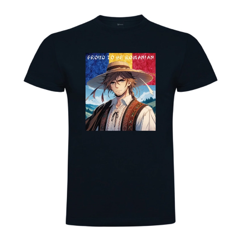 Tricou bărbat - Proud Romanian Anime