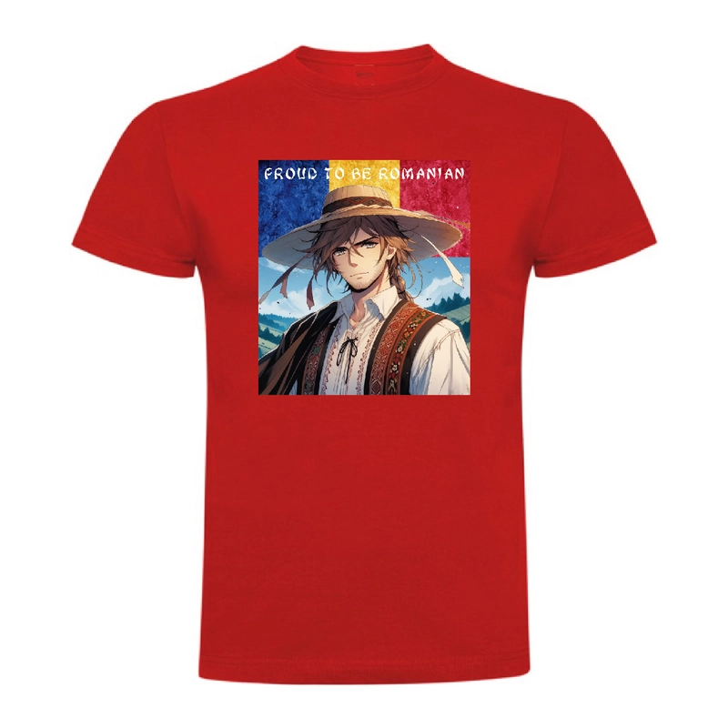 Tricou bărbat - Proud Romanian Anime
