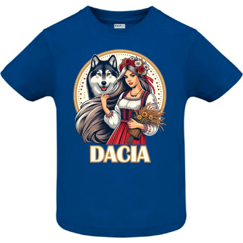 Tricou copil - Fata din Dacia