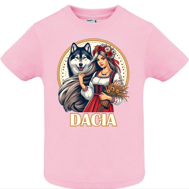 Tricou copil - Fata din Dacia