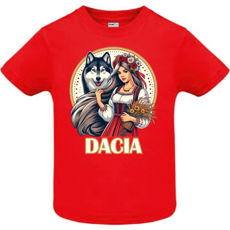Tricou copil - Fata din Dacia