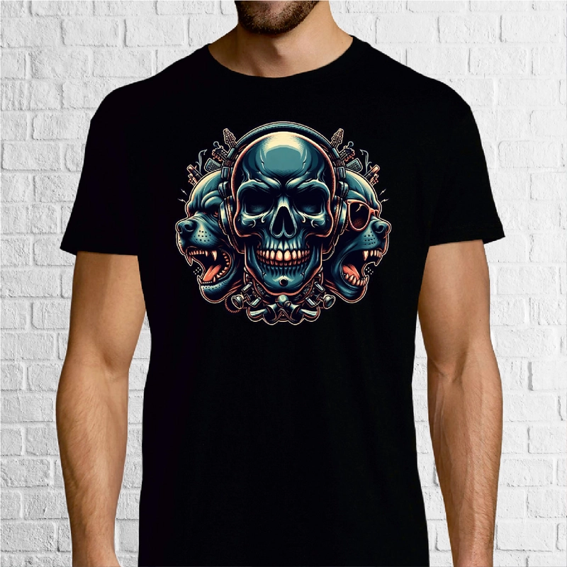 Tricou bărbat - Loud Skull Pitbulls Tricou bărbat - Loud Skull Pitbulls