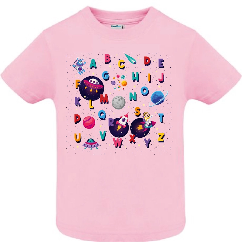Tricou copil - Alfabet spațial Tricou copil - Alfabet spațial