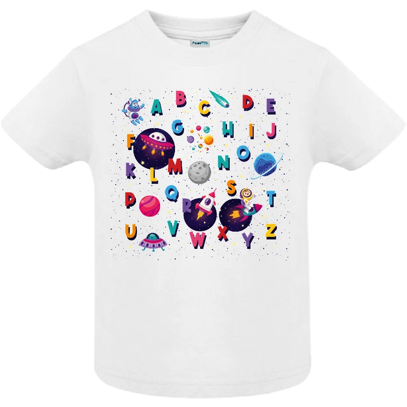 Tricou copil - Alfabet spațial Tricou copil - Alfabet spațial