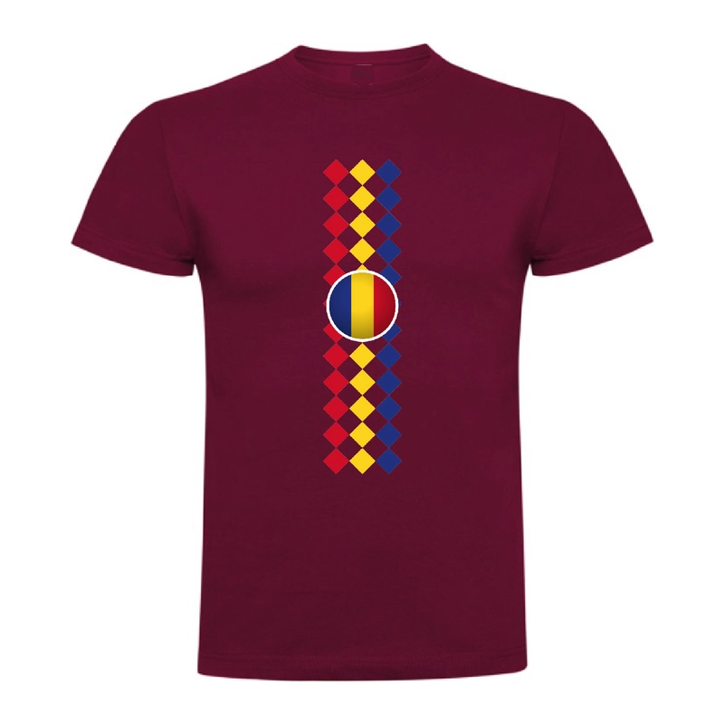 Tricou bărbat - Romburi tricolore