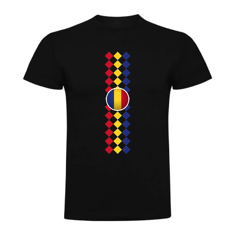 Tricou bărbat - Romburi tricolore