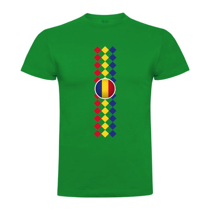 Tricou bărbat - Romburi tricolore