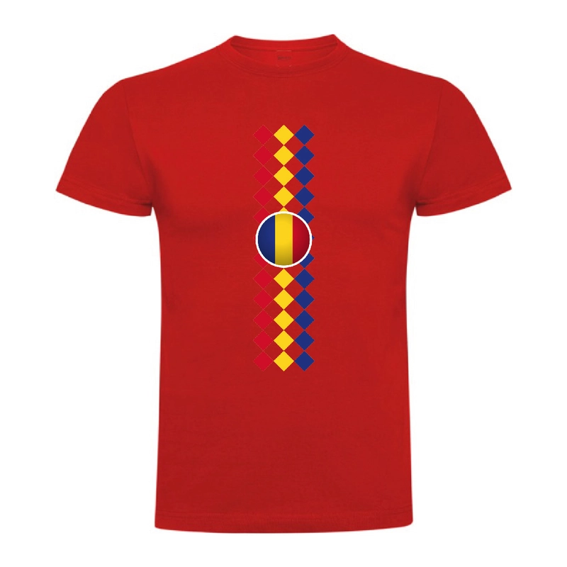 Tricou bărbat - Romburi tricolore