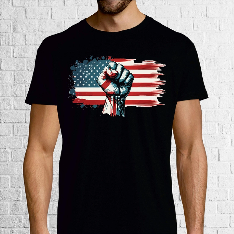 Tricou bărbat - American Power Flag