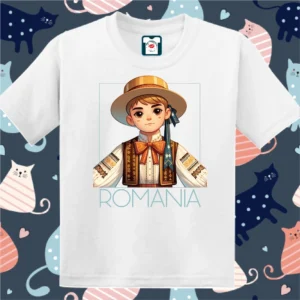 Tricou copil - Băiat din România