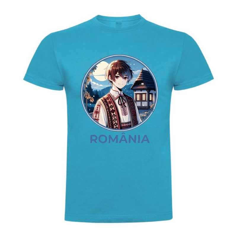 Tricou bărbat - Român Anime