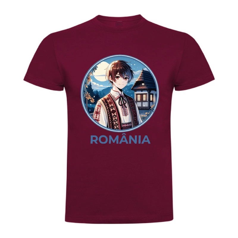 Tricou bărbat - Român Anime