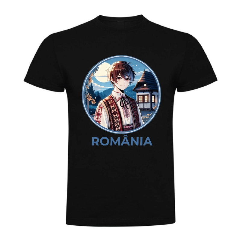 Tricou bărbat - Român Anime