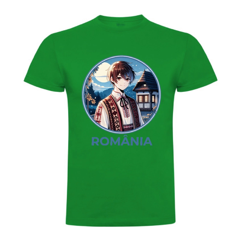 Tricou bărbat - Român Anime